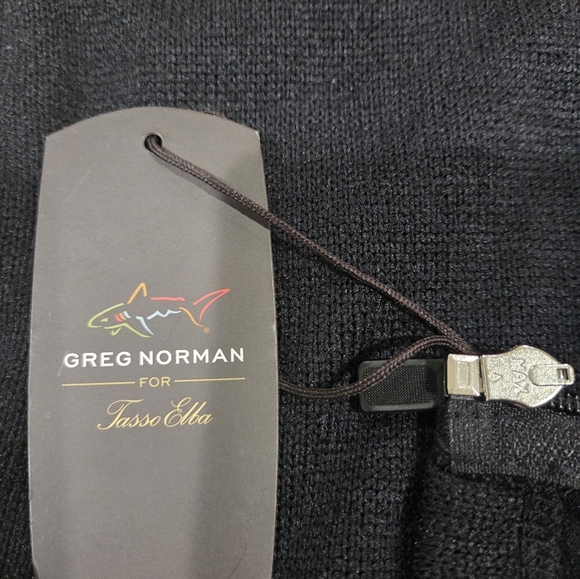 Greg Norman Sweater Vest Mens Extra Large Golf Shark Casual Outdoor black NWT. - Picture 11 of 12